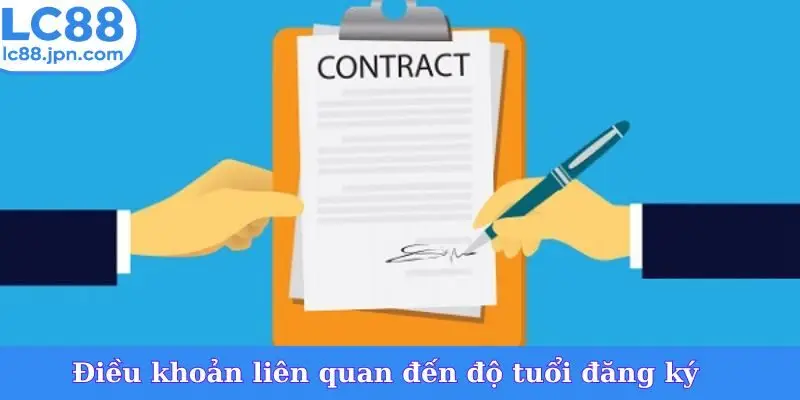 Điều khoản liên quan đến độ tuổi đăng ký